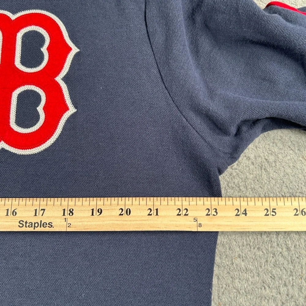 Stitches Boston Red Sox Jacket Men Large Blue Track MLB Baseball Bomber Full Zip